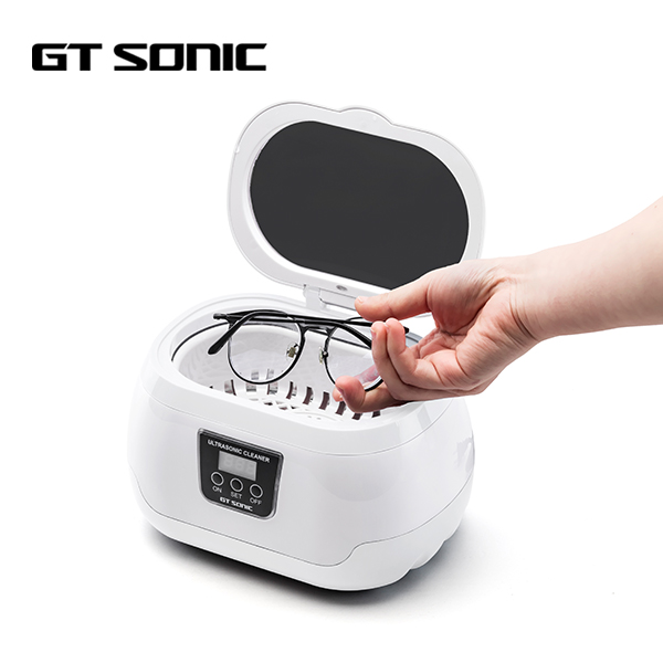 Digital 43kHz 35watt 600ml Ultrasonic Glasses Cleaner One Click Operation