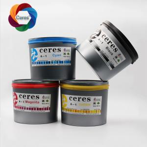 China High Gloss Ceres A-1 Offset Printing Ink CMYK wholesale