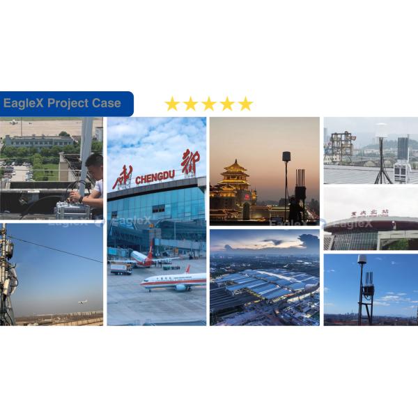 Portable Mini Style 3KM FPV DJI Drone Detector 400M 2.4G 5.2G 5.8G Handheld Detection