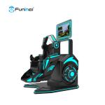 Metal 1 seat 360 Degree Rotation 9D Virtual Reality Flight Simulator