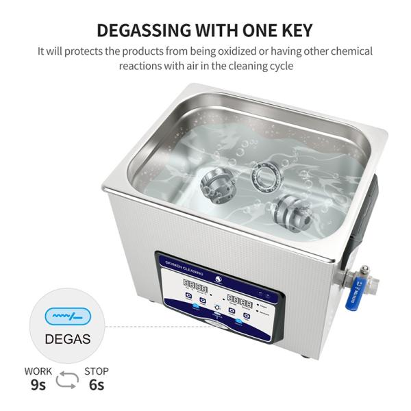 10L/2.5 Gal Digital Ultrasonic Cleaner 110V SUS304 With Timer Heater