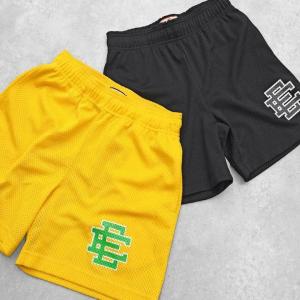 China                  Sportswear 5 Inch Above Knee Shorts Breathable Ee Basic Eric Emanuel Men Mesh Shorts with Zipper Pockets              wholesale