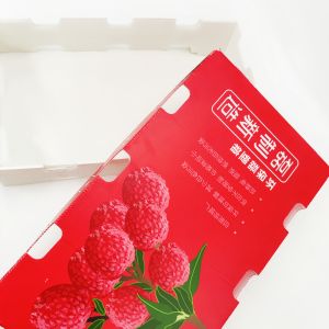 China Stackable Fruit packaging waterproof corrugated box rectangle wholesale