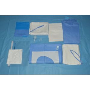 China Sterile SMMS Disposable Wrapping Surgical Packs , Laparotomy Drape wholesale