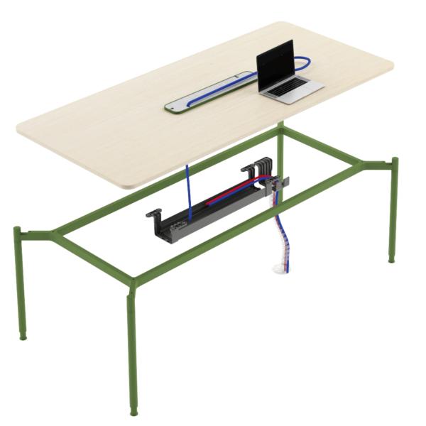 FLEX Functional Adjustable Office Collaboration Table Sleek Design For Flexible Meeting Spaces