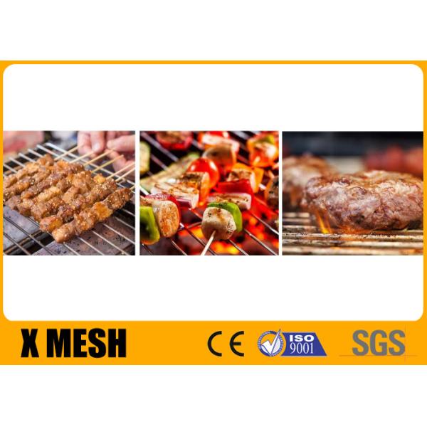 Quality Custom Non Stick 304 Stainless Steel BBQ Net Reusable Metal for sale
