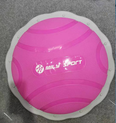 Quality 24in ABS PVC Semi Circle  Balance Trainer Stability Half Ball With Resistance Bands for sale