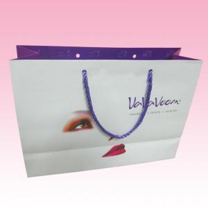 China custom retail white paper bags with handles wholesale manufacturer wholesale