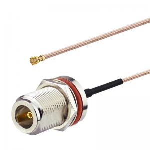 China Pigtail Jumper Cable Coaxial Cable RG178 N Female To IPEX U.Fl wholesale