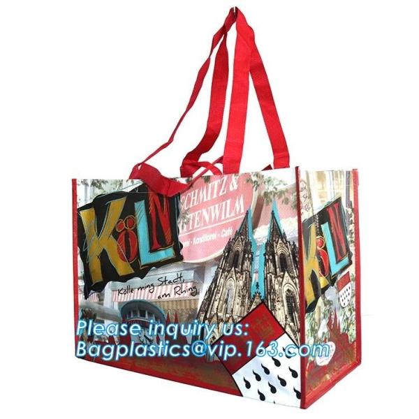 China pp woven bag supplier printed pp laminated non woven bag heat seal non woven bag, factory manufacture reusable non