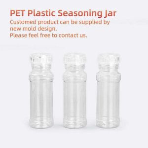 250ml PET Spice Bottles Condiments Salt And Pepper Containers