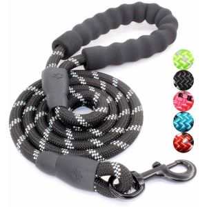 China 5 FT Nylon Dog Leash With Comfortable Padded Handle wholesale