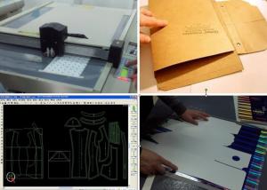 China Postcard Gift Cardboard Box Cutting Machine , Digital Plotter Table Machine wholesale