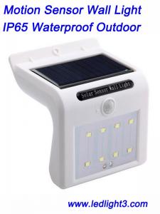 China Solar Lights 8 LED Wireless Waterproof Motion Sensor Outdoor Light for Patio, Deck, Yard, Garden wholesale