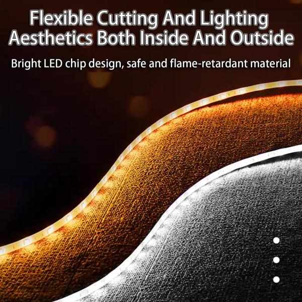 110V-240V Low Voltage COB Light Strip Waterproof Glue Filling for Outdoor Lighting