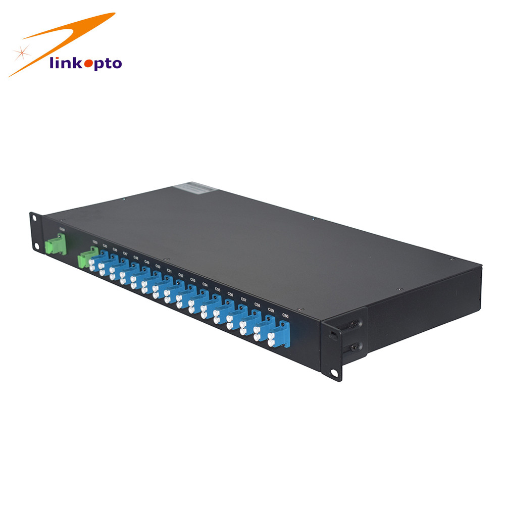 16CH CWDM Mux Demux 1270 - 1610nm 3.0mm Fiber ABS Box Type With SC / APC