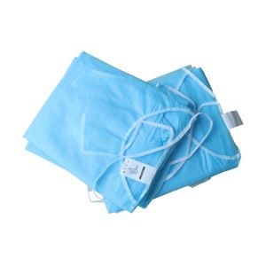 China Apron Style Patient Exam Disposable Dressing Gowns on sale
