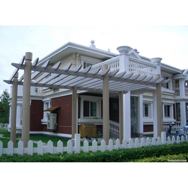 Eco Friendly WPC Pergola Composite HDPE Waterproof Modern Wood Pergola