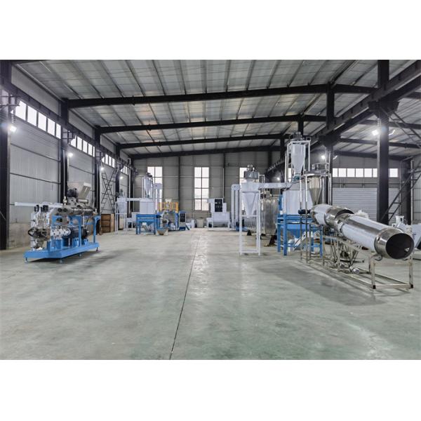 Twin Screw Pet Feed Extruder High Output Shrimp Fish Feed Pellet Extruder