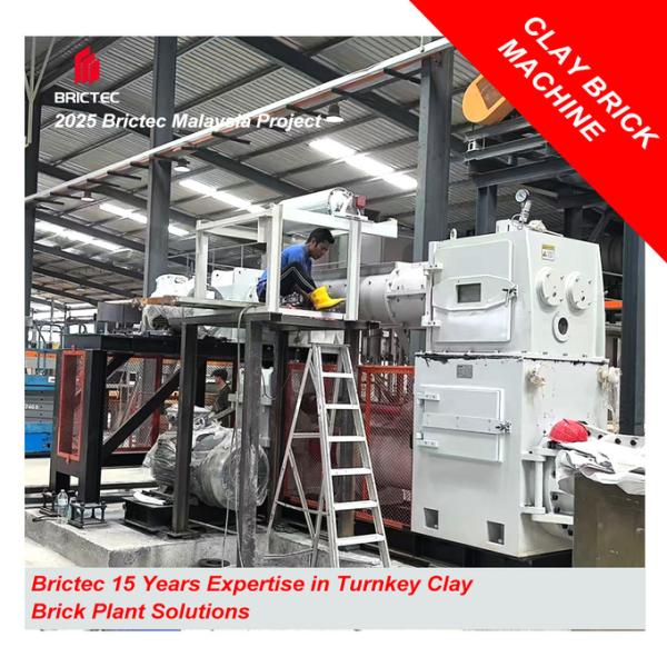 Industrial Vacuum Extruder for Hollow Bricks High Density Clay Brick Making Machine