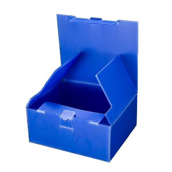 2mm - 20mm thick Plastic Corrugated Box Reusable Packing Corrugated Plastic Bins