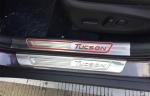 New Hyundai Tucson 2015 2016 Stainless Steel Side Door Sill Scuff Plates