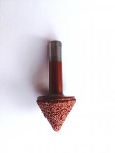 China Frosting Sintering Marble Granite CNC Router Bits For Diamaond / Stone Cutting wholesale