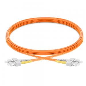 China PVC Fiber Optic Jumper Cable OM2 SC SC Fiber Patch Cord wholesale