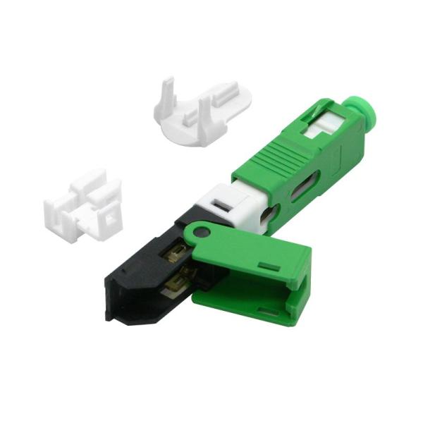 Single Model SC Type Fiber Optic Fast Connector FTTH Low Polarization Dependent Loss