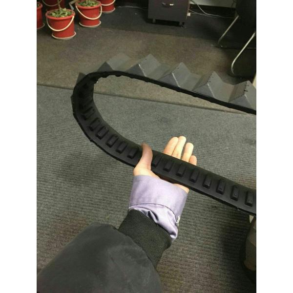 Small 90 Links Robot Rubber Tracks Jointless 50mm Width
