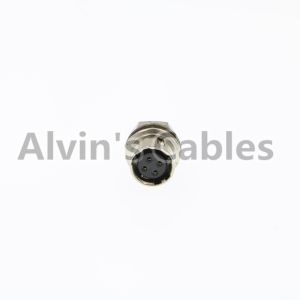 China Straight Panel Mount Circular Connector HR10A-7R-4S Hirose 4 Pin Female on sale