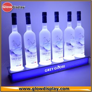 China Customize Acrylic LED Lighted Liquor Bottle Shelf for displaying brand or promoting product wholesale