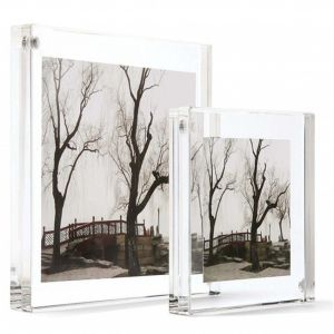 China Clear Perspex 4x6'' Acrylic Magnetic Picture Frame wholesale