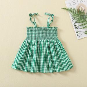 China Summer Wholesale Custom Design Spandex Cotton Baby Toddler Slip Dress Baby Girls Dress wholesale