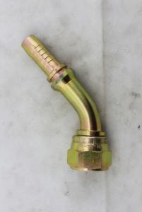 China Parker JIC Male / Female Elbow Hydraulic Hose Pipe Fittings 26741 Yellow Zinc Plating wholesale