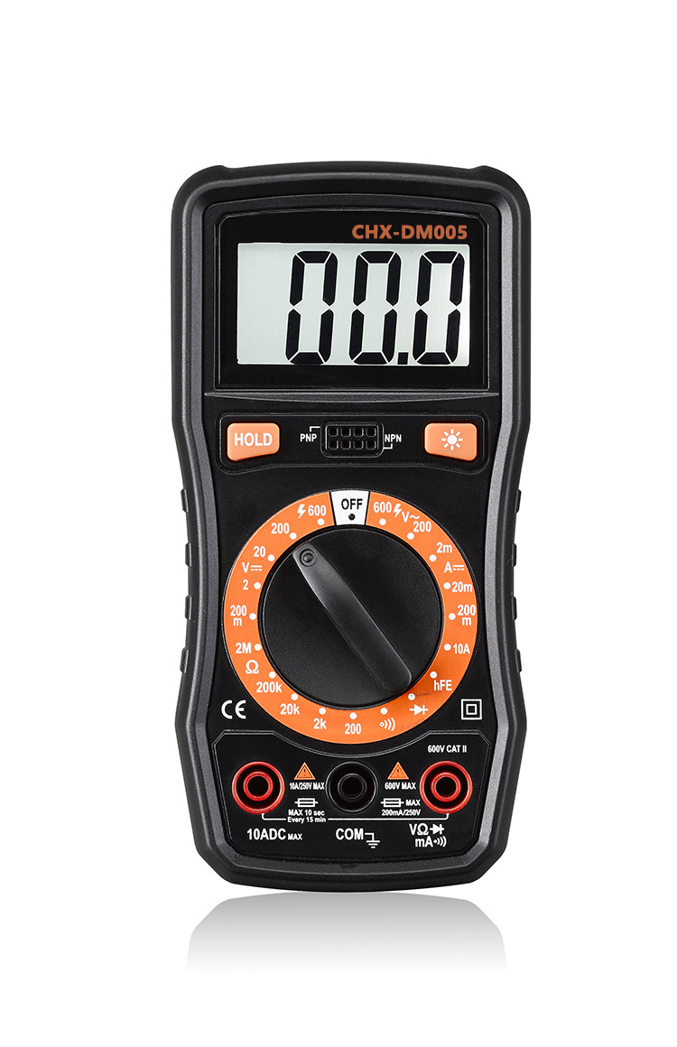 LCD Display Digital Autorange Multimeter 233g Overload Protection