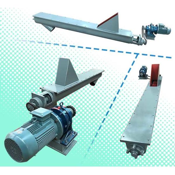 Spiral Hopper 1m3/H Feeder Screw Conveyor For Ash Coal