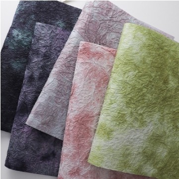 Quality Colorful Handmade Pleated Texture Paper Mutiple Color 60*60cm for Teacher's Day Bouquet Packaging Material for sale