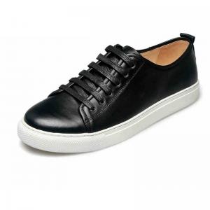 China high quality women and men black genuine cowhide shoes sneakers shoes trainers BS-B1 wholesale