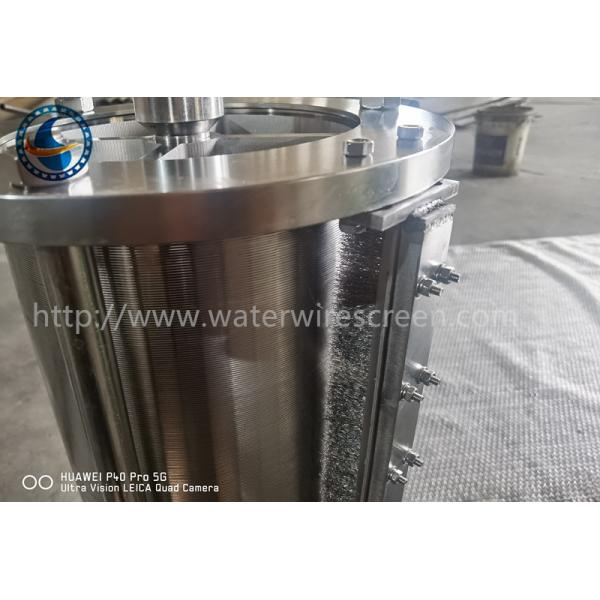 Durable Efficient Ss316l Wedge Wire Screen Pipe 100 Micron High Strength