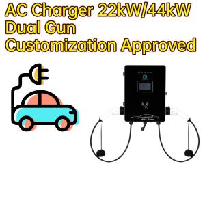 China Type 2 32A 3 Phase Wallbox EV Charger DC Tesla Fast Charging Station 11kw 22kw wholesale