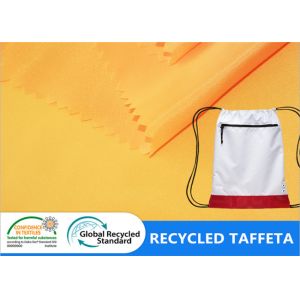 China 190T Taffeta Polyester Tear Proof Recycled Plastic Fabric wholesale