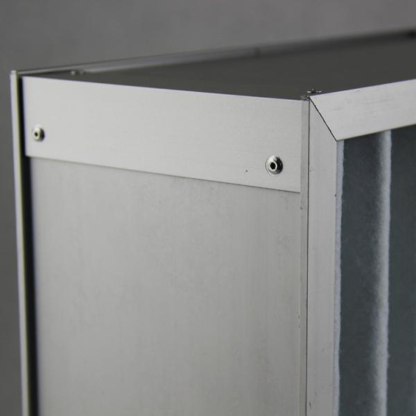 Medium Efficiency Box Pleated Pre Air Filter With Aluminum Alloy Frame Certified EN779