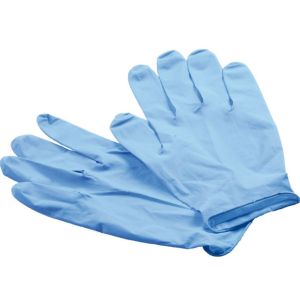 Inspection Anti Pollution Stretchable Nitrile And Latex Gloves