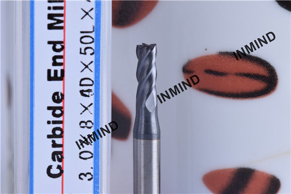 3mm , AlTiN Coating , Square End Mill , 4 Flute , end milll cutter , 50mm Length