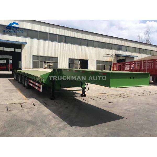 120 Tons Lowbed Semi Trailer 6 Axle HG60 Material