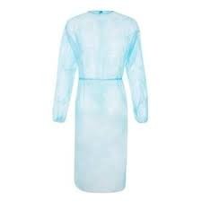 China Non Woven Protective Breathable Cloth Surgery Gowns Short Sleeve wholesale