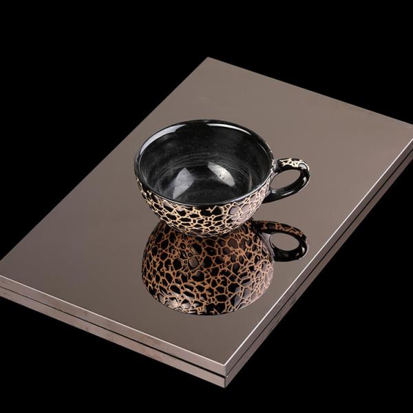 304 430 Mirror Finish Stainless Steel Sheet Wall Panel PVD 4x8 Color Coating 8K