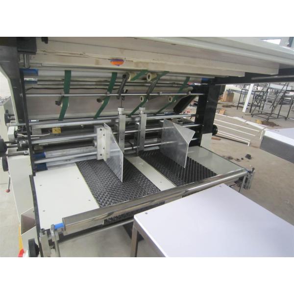 Adsorption Semi Auto Flute Laminating Machine 0-80 Pcs / Min Mechanical Speed