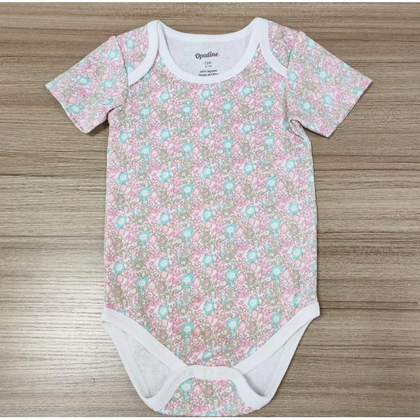 7 Days Sample Order Lead Time Supported Style Short Sleeve Baby Rompers with Button